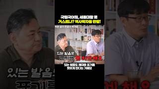 국립국어원 세종대왕 뜻 거스르나 역사학자들 반발 [upl. by Ahsinel]