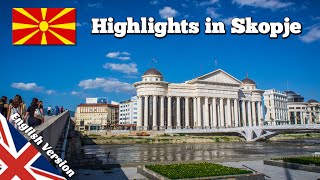 5 Things to do in Skopje Macedonia Balkan Road Trip 02 [upl. by Lladnyk978]