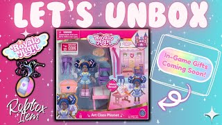 Unboxing Art Class Playset  Royale High Toys  Paint Palette Beret Roblox Item [upl. by Kiernan154]