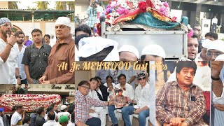 Aditya Pancholi Shailesh Lodha Johnny Lever with family At Junior Mehmoods last rites [upl. by Chaiken346]