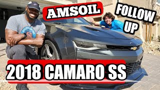 2018 Camaro SS AMSOIL 0W40 FOLLOW UP Stage 3 Cam [upl. by Hopper]