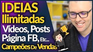 💙IDEIAS e Como Criar CONTEÚDO ILIMITADO Para Fan Page Facebook Youtube Blog NOVAS ESTRATÉGIAS [upl. by Diskson589]