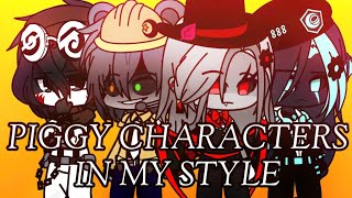 Designing Piggy Characters In My Style ― Gacha Club  TRUE FINALE  88 [upl. by Yrrad339]