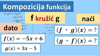 f kružić g Kompozicija funkcija [upl. by Aivila]