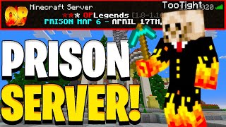 NEW OP PRISON SERVER 2021 MINECRAFT OP PRISONS JAILBREAK [upl. by Amre]