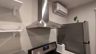 Frigidaire FHWC3055LS Wall Mount Chimney Range Hood Review [upl. by Obara]