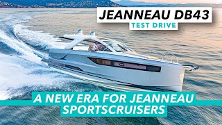 A new era for Jeanneau sportscrusiers  Jeanneau DB43 tour and test drive  Motor Boat amp Yachting [upl. by Asereht674]