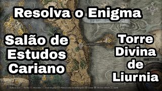 Localização da Marca Amaldiçoada da Morte  Salão de Estudos Cariano e Torre Divina de Liurnia [upl. by Nairb]