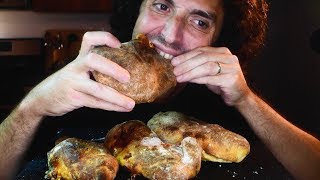 ASMR Crunchy Calzones NO TALKING  Nomnomsammieboy [upl. by Renaud]