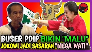 BUSER PDIP BIKIN MEGAWATI NAIK DARAH JOKOWI DIAMUK [upl. by Eseret]