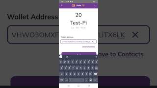 How to use pi wallet find receiving address sending or receiving pi [upl. by Tiduj100]