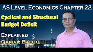 Cyclical and structural budget deficit Fiscal policy Economics 9708 chapter 22 [upl. by Gnart724]