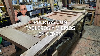 COMO HACER PUERTAS DE MADERA [upl. by Enyak]