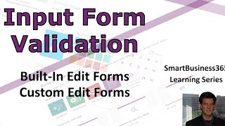 PowerApps  Input Form Validation [upl. by Rosio]