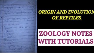 ORIGIN AND EVOLUTION OF REPTILE IN HINDI EXPLAINATION originofreptile evolutionofreptile [upl. by Vaas]