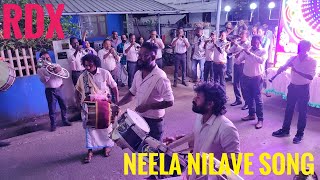 Neela Nilave Song 🎶  St Joseph kottapadi Bandset 🥁💥 Super Hit Song 🎶 Cheloor Perunal 🤩 Dolours Unit [upl. by Assilac]