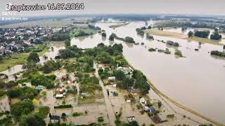 Krapkowice pod wodą Ogrom tragedii z 16092024 [upl. by Aiceled]