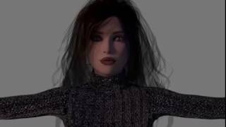 Hair simulation with the surface deform modifier [upl. by Joletta]