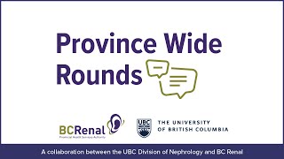 Nutrition and outcomes in nondialysis CKD patients in BC  UBC and BC Renal PWR 01292021 [upl. by Hajin]