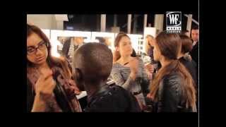 Jasper Conran FallWinter 201314 Backstage World Fashion Channel [upl. by Amme]