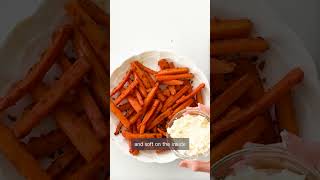 BEST Roasted Carrots with Feta Cheese and Garlic Recipe [upl. by Maidie]