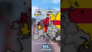 Did The Kalmar Union Have Land From Your Country map mapping geography europe history geotube [upl. by Inram]