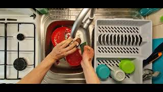 7 August 2024  Relaxation dishwashing asmr clean with me transparent cleaning tips 1132 [upl. by Guenna780]