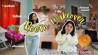 AESTHETIC ROOM MAKEOVER  TOUR 2024 🍃cute pinterest inspired ⋆𐙚₊˚simple affordable amp cozy🧸 [upl. by Hermes655]