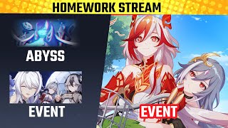 🔴Honkai Homework Stream  Doing Rimestar Abyss Wild Phoenix Chase Star Which the Moon Gazes Upon [upl. by Soren]