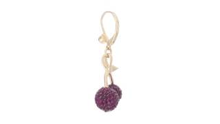 Betsey Johnson Calypso Cherry Drop Earrings SKU8763117 [upl. by Kerril827]