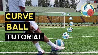 Tutorial Mudah Tendangan Curve Ball Melengkung  Dijamin Langsung Bisa [upl. by Winifred]