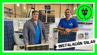 ⚡☀️ Cómo hacer una instalación eléctrica SOLAR FOTOVOLTAICA básica en vivienda ⚡☀️ [upl. by Emily]