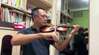 Rieding Violin Concerto in B minor Op35 1st movement Violin only for practice [upl. by Akinorev]