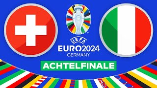 EURO 2024 Achtelfinale · Schweiz – Italien  Fussball EM Highlights EA FC  PS5  4K  UHD 37 [upl. by Sievert]