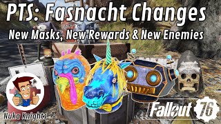 Fallout 76 PTS Fasnacht Event Changes New Masks New Plans and New Enemies [upl. by Kee373]