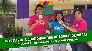 Intercampus de Preparatoria Entrevista a la coordinadora del Mural Vallarta [upl. by Ijar]