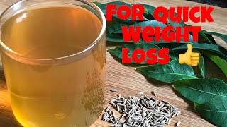 Easy Weight Loss Drink  Cuminfennel Seeds Water for Weight loss  drink for fast weight loss [upl. by Ricker]