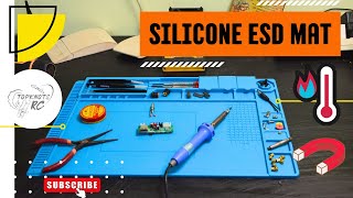 ESD MAT  Soldering  Organizing Work Bench Tool  Silicone Mat [upl. by Mckenzie]