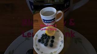 Blue Berry amp Lemon Drink ProfDavidJDelosReyes blueberry lemondrink antioxidants [upl. by Ahsinrev]