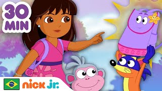 Dora e seus amigos Na Cidade  Aventuras de Dora e Seus Amigo 30 Minutos  Nick Jr em Português [upl. by Dadirac]