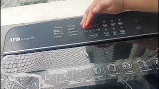 IFB Fully Top load washing machine automatic program chalana sikhe model TL701AG1 Demo installation [upl. by Veradis530]