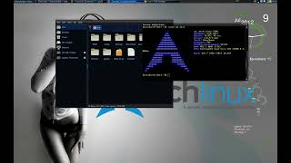 Arch Linux XFCE4  Emerald  Compiz [upl. by Pratte]