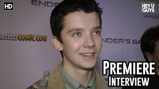 Asa Butterfield Interview  Enders Game QampA [upl. by Holbrook436]