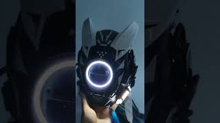 Cyberpunk Glowing Mask  FuturFam cosplay cyberpunk starwar [upl. by Ingeborg]