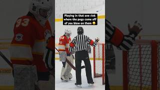 Goalies hate this 😤🏒 hockey [upl. by Noremak]