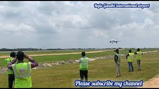 Rajiv Gandhi international airportnew runway open 10072021RGIAHyderabad [upl. by Callista]