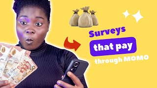 5 Online Surveys that pay through mobile money [upl. by Nmutua]