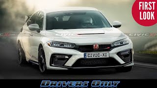 2022 Honda Civic Type R  First Look at the Rendered Pictures [upl. by Aciretnahs]