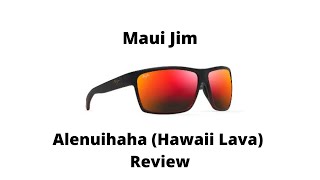 Maui Jim Alenuihaha Hawaii Lava Polarized Wrap Sunglasses Review [upl. by May]