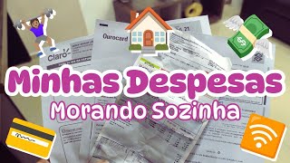 QUANTO CUSTA MORAR SOZINHA Quanto recebo  Meus gastos 💸🏋🏽‍♀️🏠🛒 morandosozinha despesas [upl. by Lipman342]